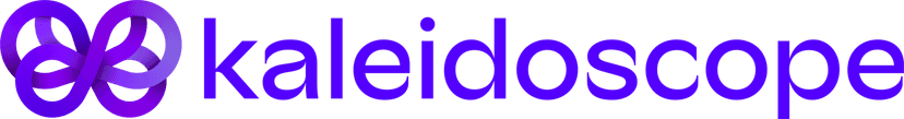 Kaleidoscope wordmark — primary