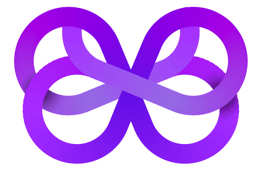 Kaleidoscope butterfly symbol